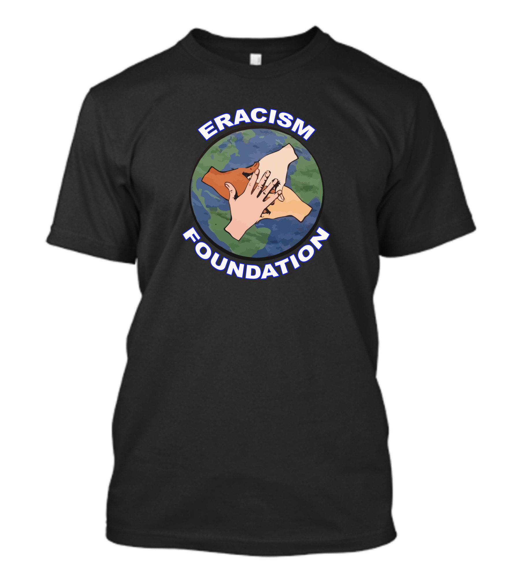 Eracism Foundation Unity Hands Globe T-Shirt