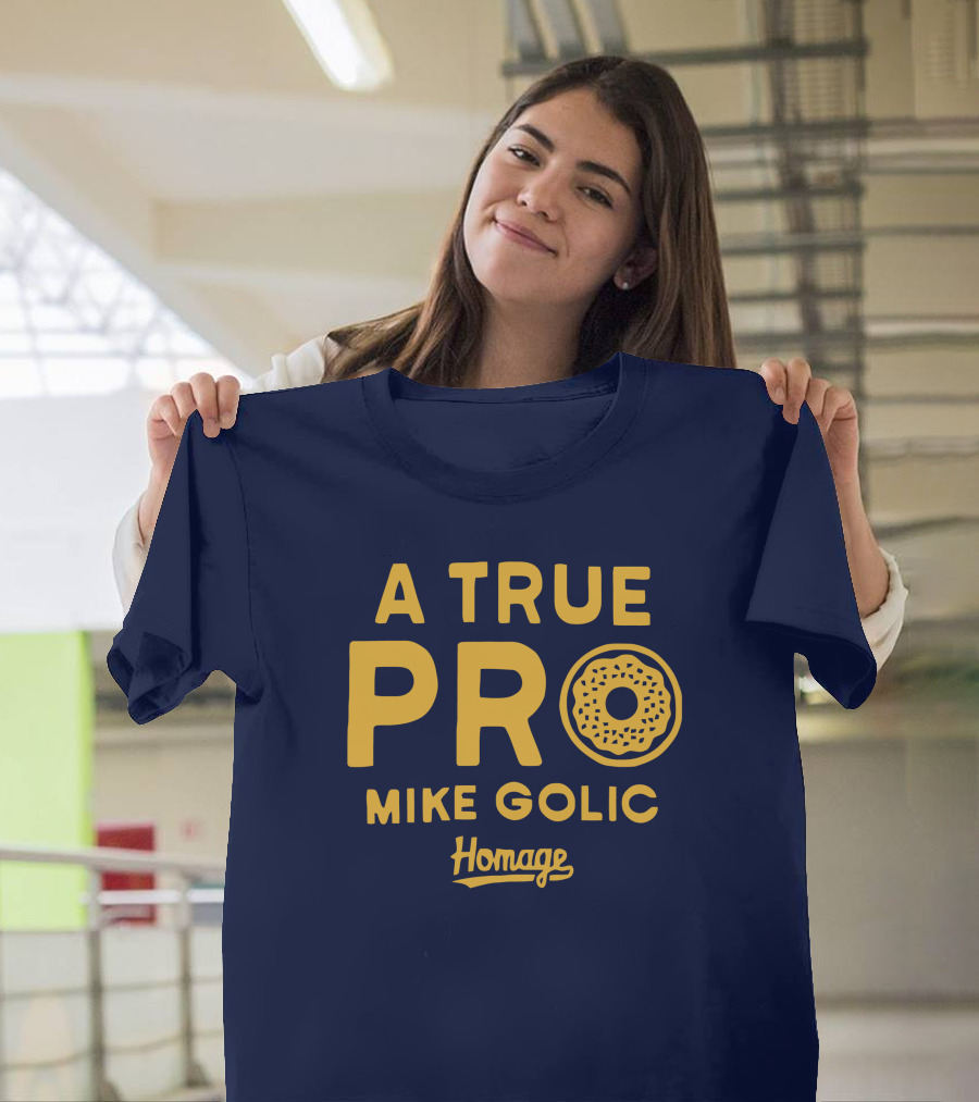 A True Pro Mike Golic Homage Donut T-Shirt