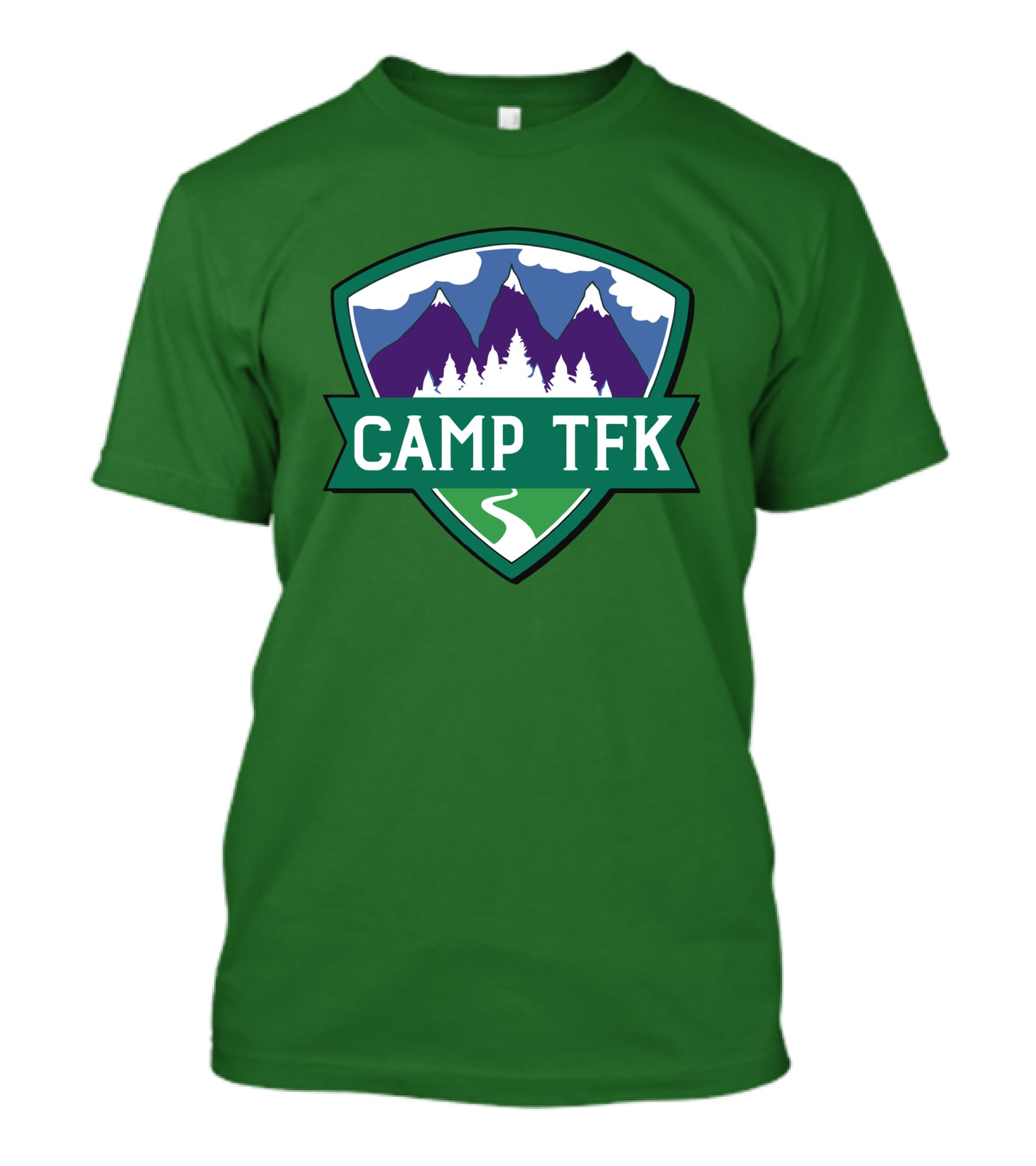 Camp TFK Mountain Adventure Badge T-Shirt
