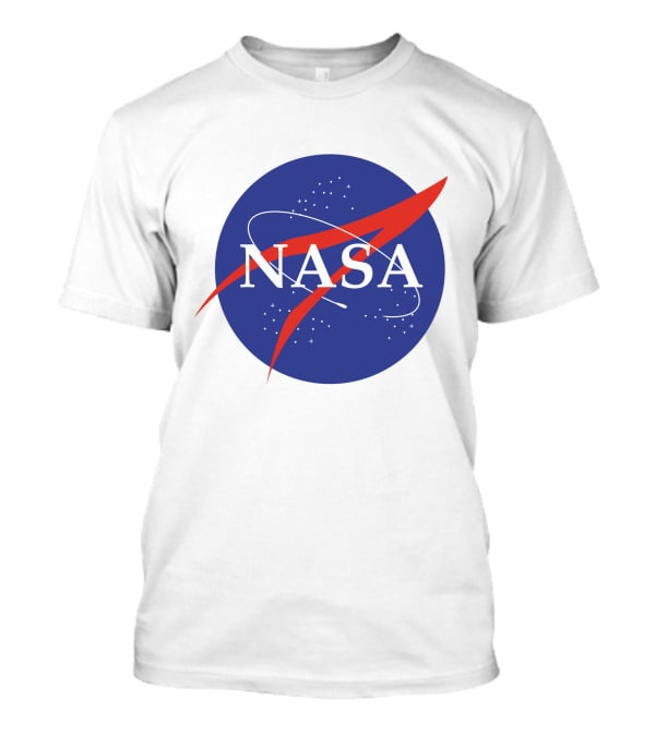 NASA Insignia Logo Classic Blue Red T-Shirt