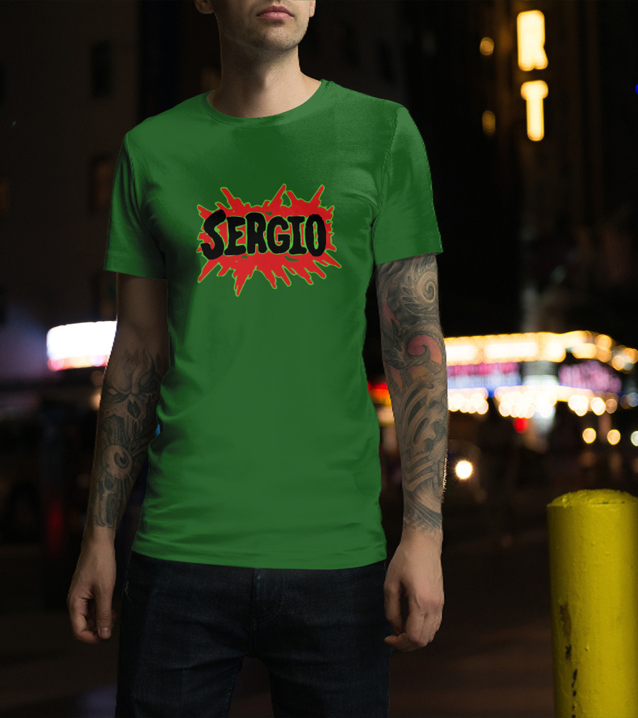 Sergio Romo Day Sergio Logo Burst T-Shirt