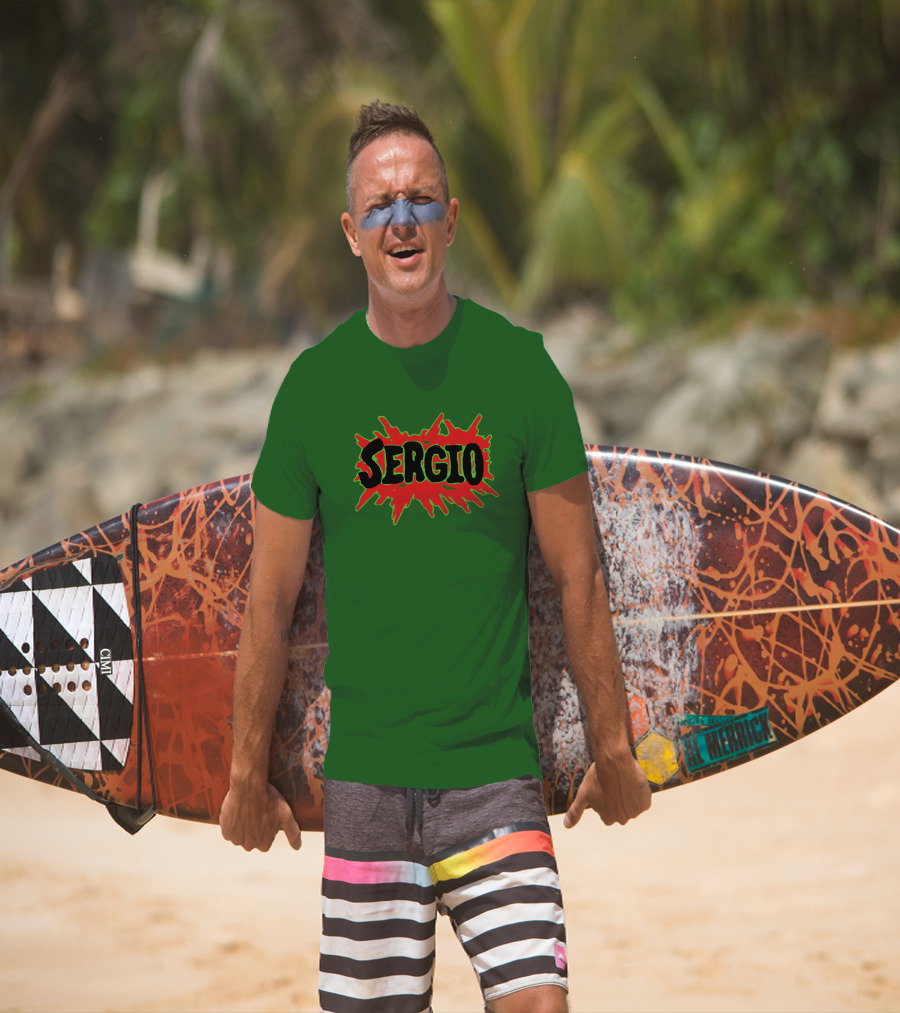 Sergio Romo Day Sergio Logo Burst T-Shirt