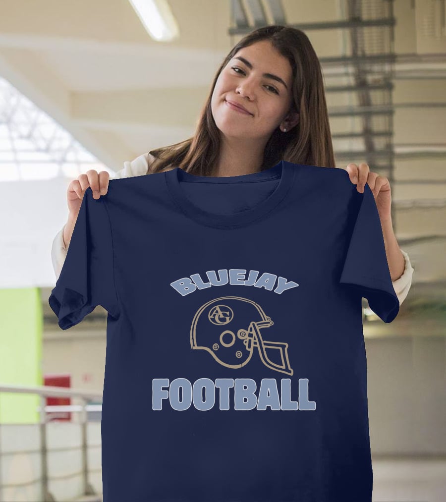 Bluejay Football AG Helmet T-Shirt
