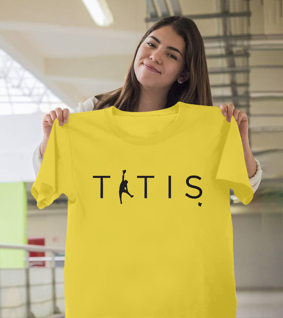 TATIS Air Niño Basketball Logo Yellow T-Shirt
