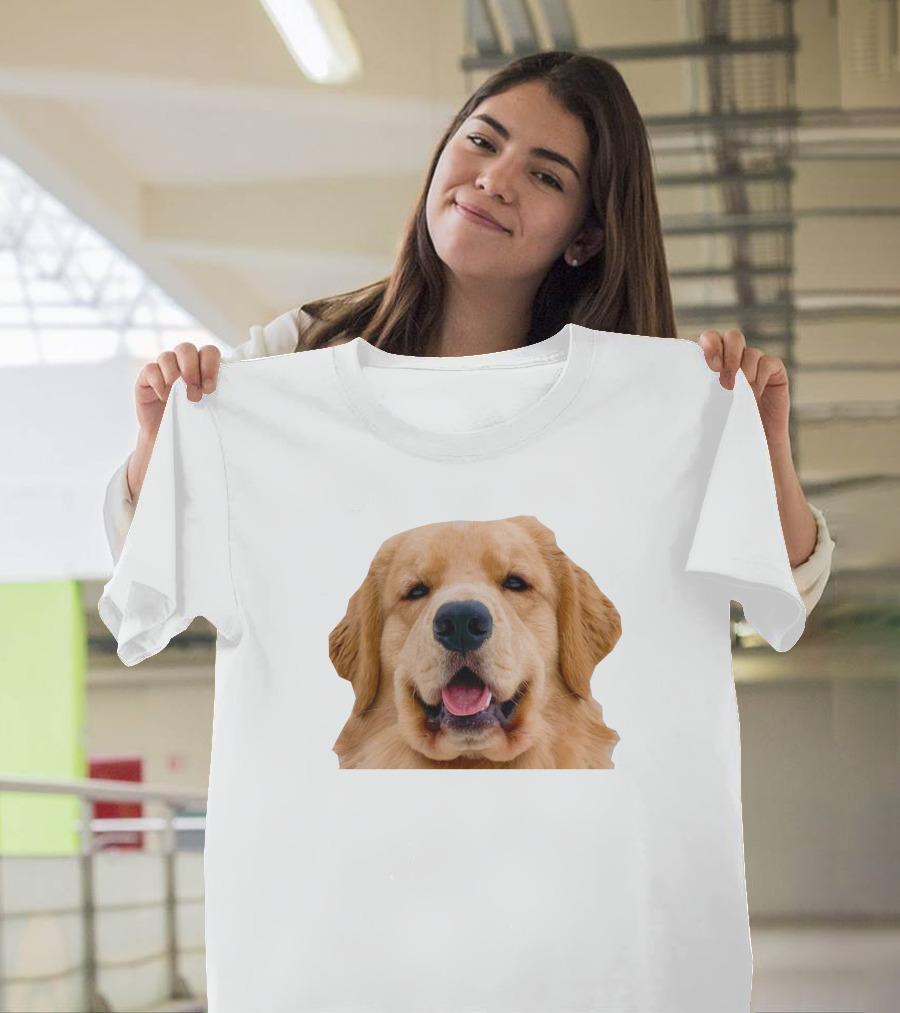 Tucker Budzyn Golden Retriever Face T-Shirt