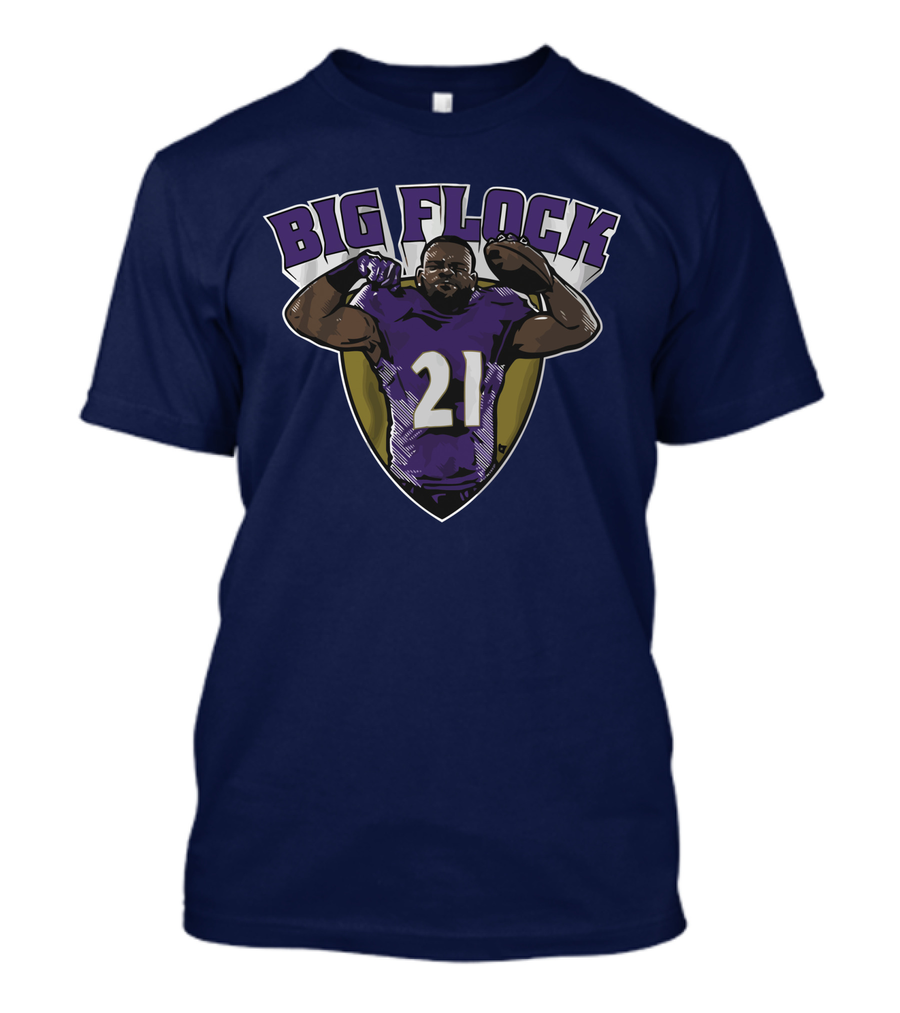 Mark Ingram Big Flock Number 21 Football T-Shirt