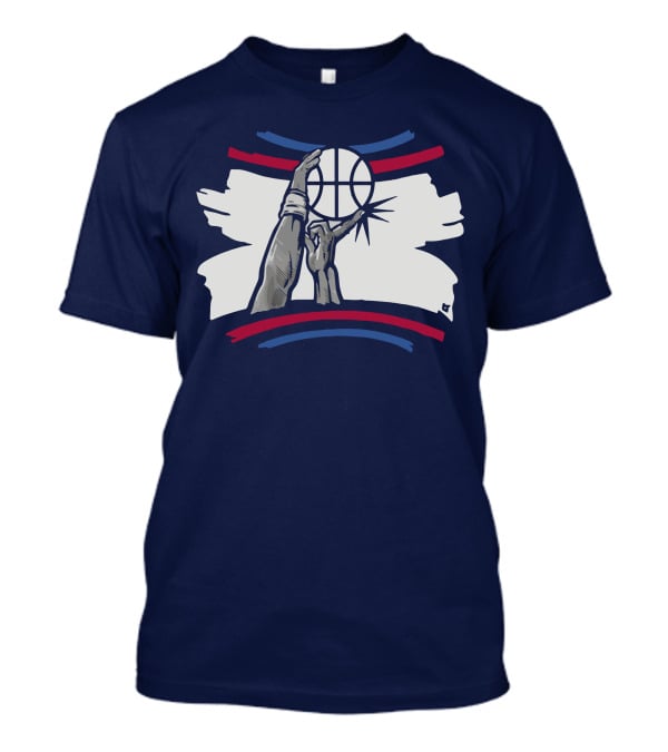 The Finger Block Basketball Iconic Defense Move T-Shirt
