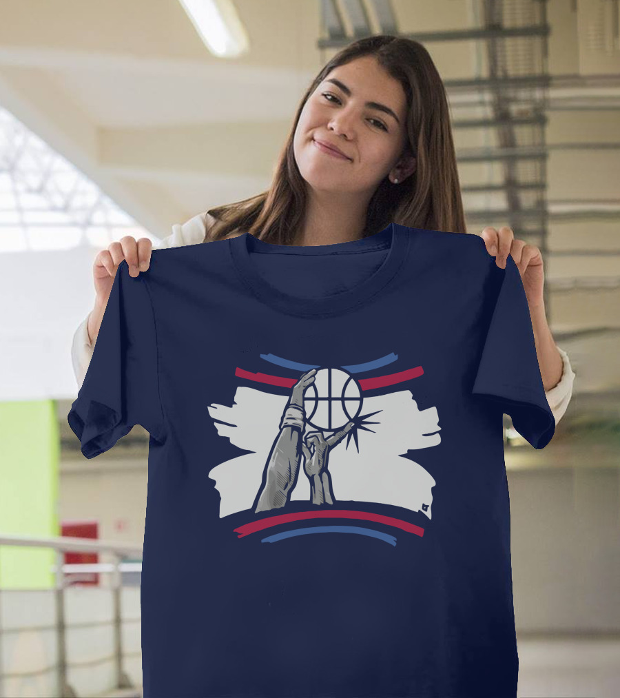The Finger Block Basketball Iconic Defense Move T-Shirt