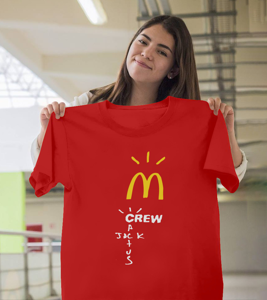 Cactus Jack McDonald's Crew Collection Travis Scott Merch T-Shirt