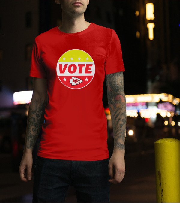 Vote Chiefs KC Red Stars Circle T-Shirt