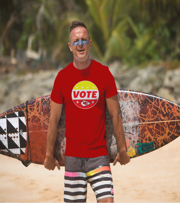 Vote Chiefs KC Red Stars Circle T-Shirt