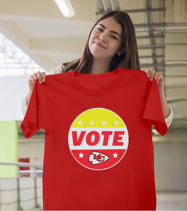 Vote Chiefs KC Red Stars Circle T-Shirt