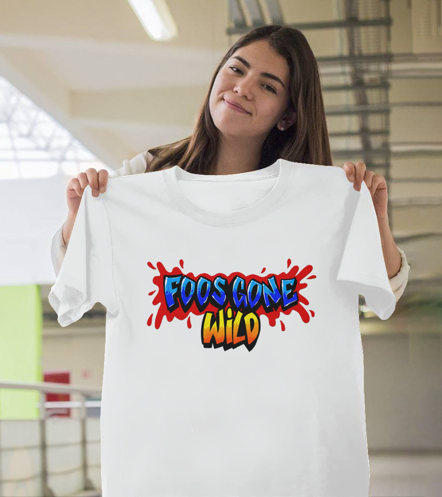 Foos Gone Wild Colorful Graffiti T-Shirt