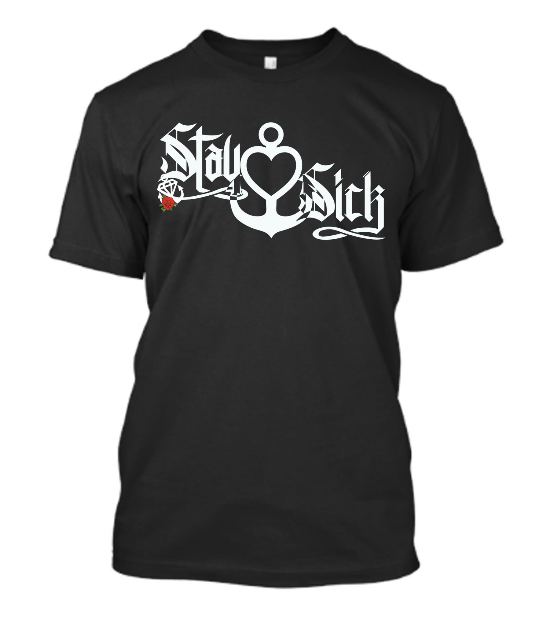 Stay Sick Threads Anchor Rose T-Shirt
