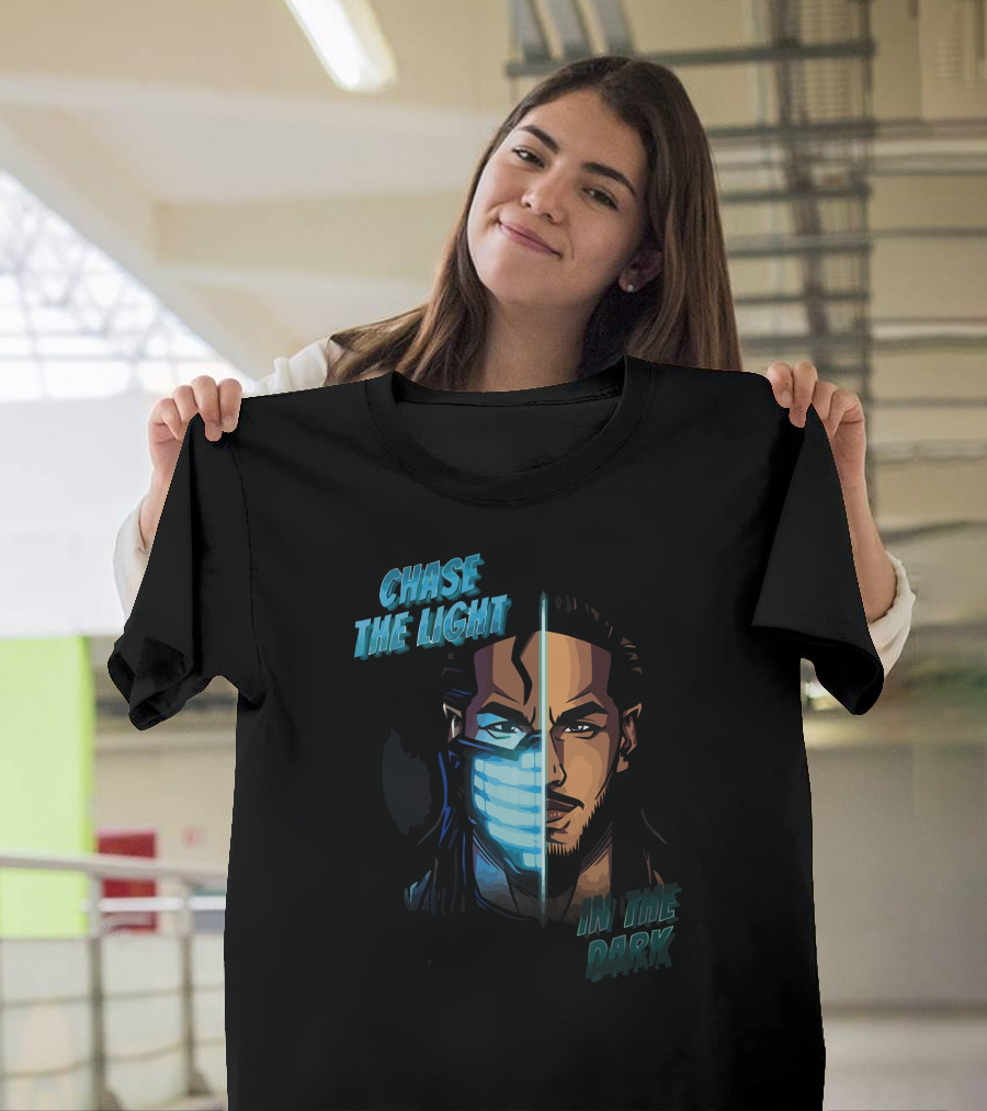 Mustafa Ali Chase The Light In The Dark Split Face T-Shirt