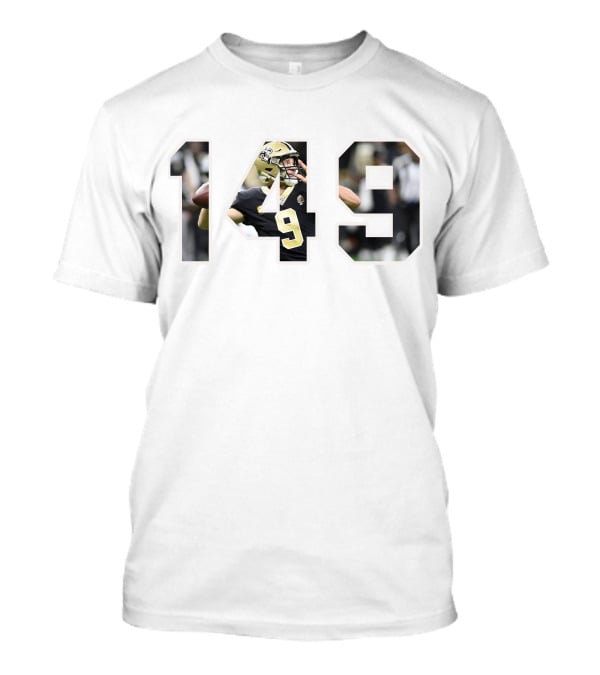 Drew Brees 149 Football Quarterback New Orleans Saints T-Shirt