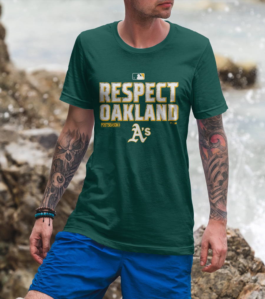 Respect Oakland A's Postseason MLB T-Shirt