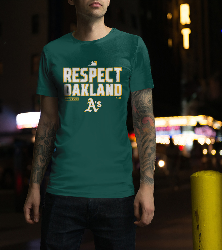Respect Oakland A's Postseason MLB T-Shirt