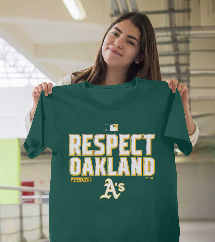 Respect Oakland A's Postseason MLB T-Shirt