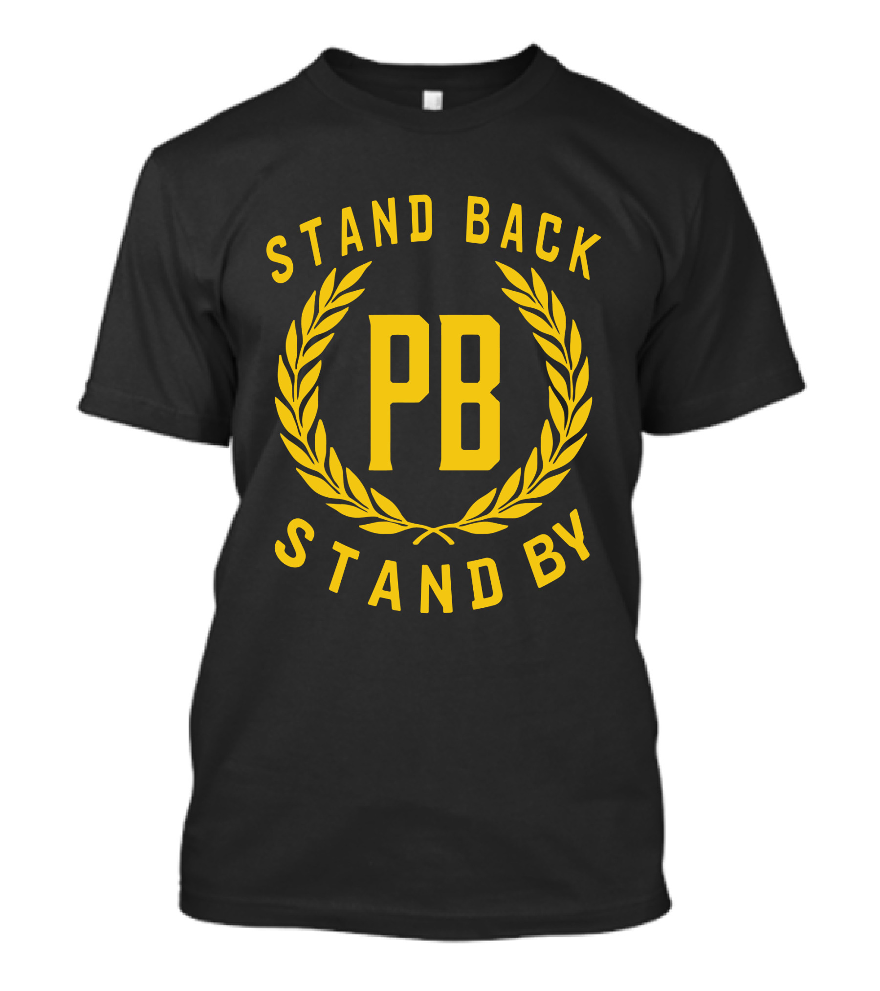 STAND BACK PB STAND BY Laurel Emblem T-Shirt