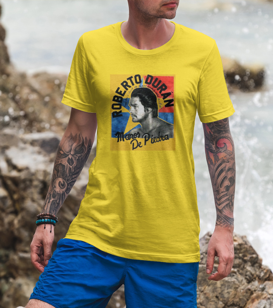 Roberto Durán Manos De Piedra Retro Boxing Legend Classic T-Shirt