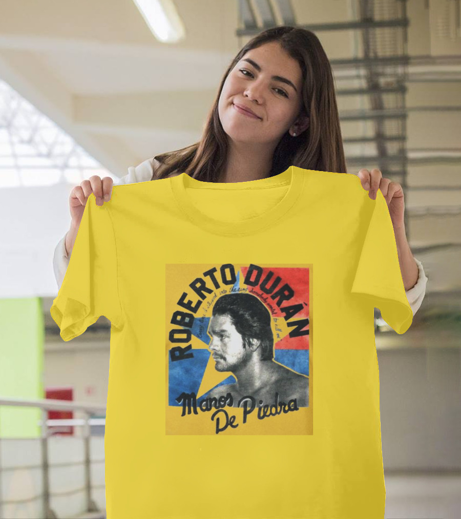 Roberto Durán Manos De Piedra Retro Boxing Legend Classic T-Shirt