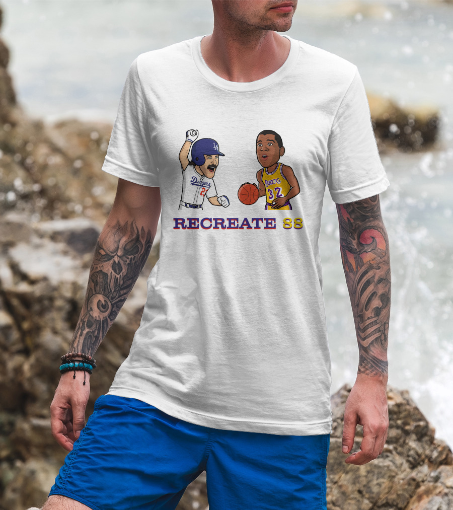 Dodgers Lakers Recreate 88 T-Shirt