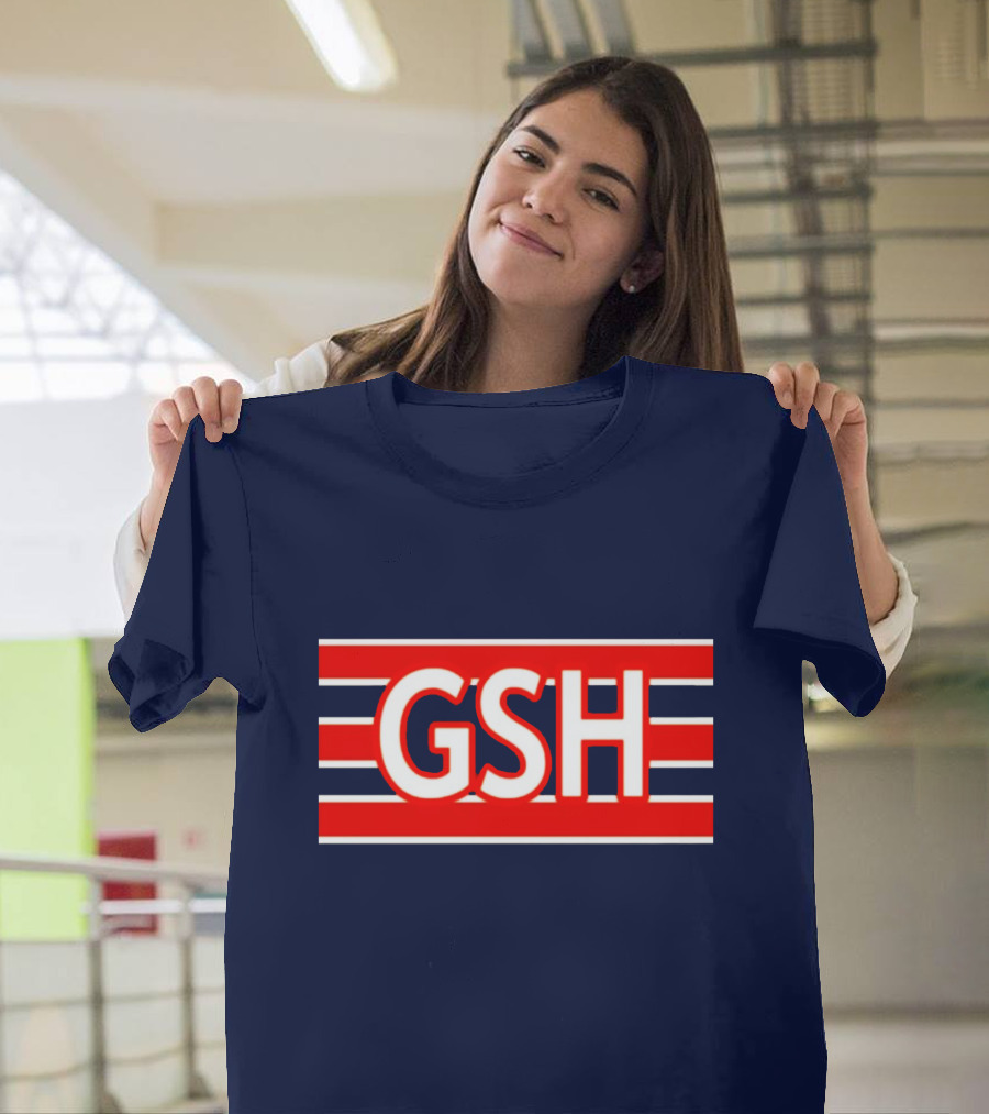 GSH Chicago Bears Stripe Emblem T-Shirt