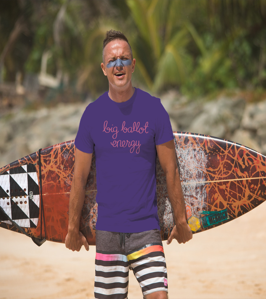 Big Ballot Energy Purple T-Shirt