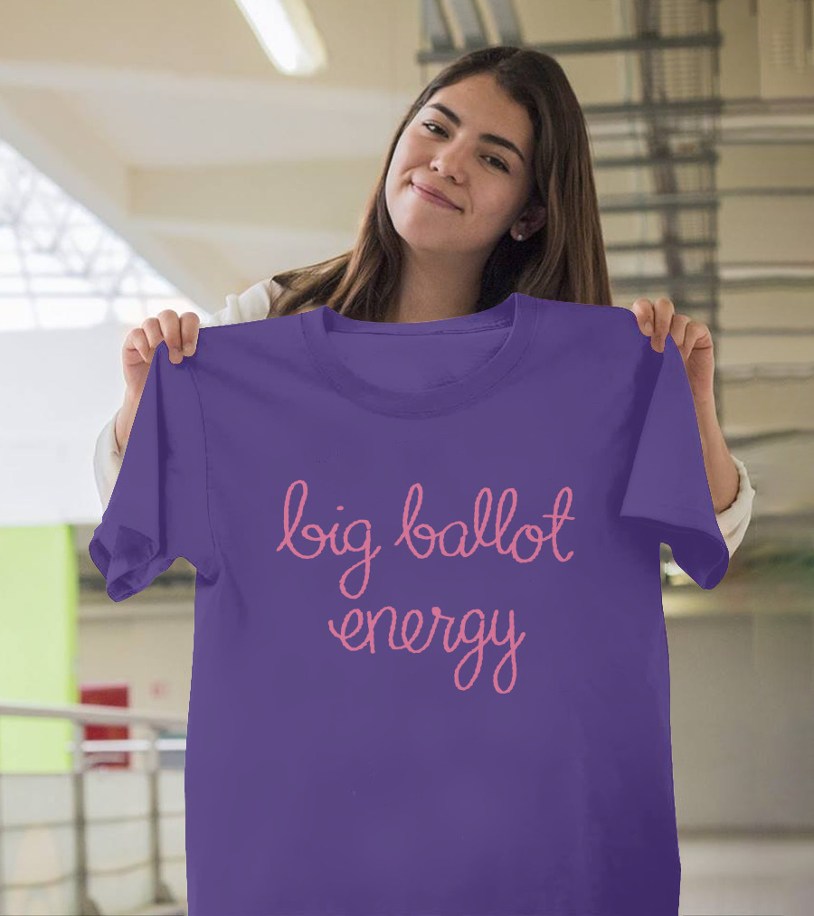 Big Ballot Energy Purple T-Shirt