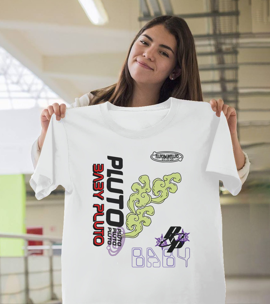 PLUTO BABY PLUTO FUTURISTIC EXODUS VIBRATIONS T-Shirt