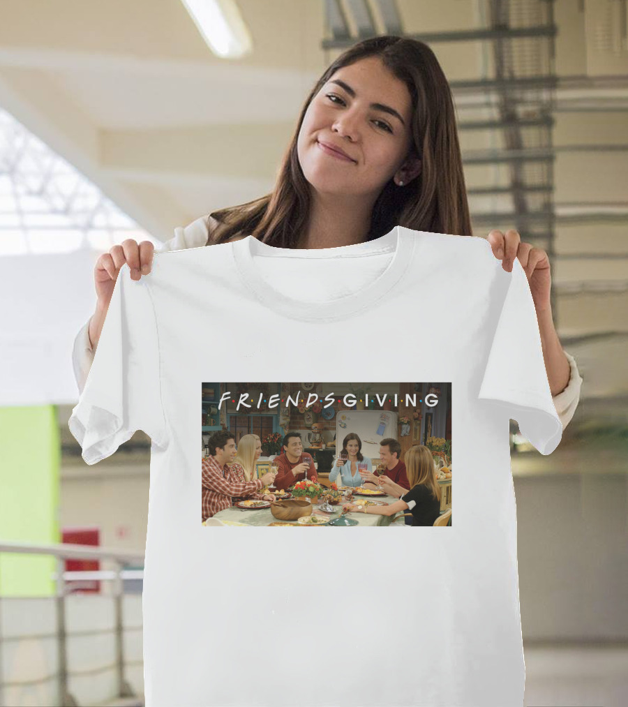 FRIENDSGIVING Friends Sitting at a Table T-Shirt
