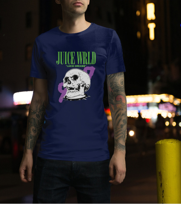JUICE WRLD LUCID DREAMS 999 Skull T-Shirt