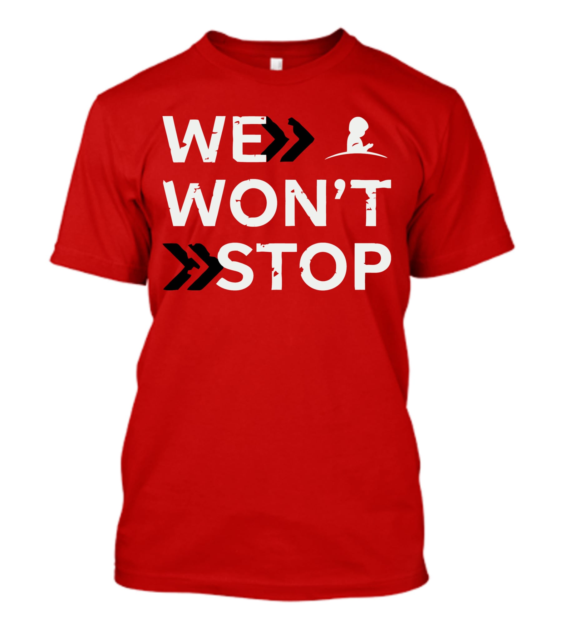 St Jude We Won't Stop Arrow T-Shirt