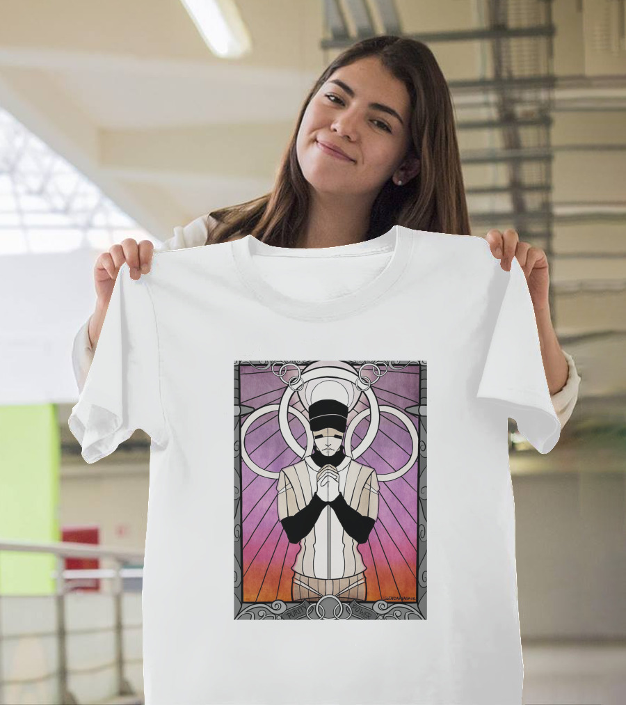 Purity Power Stained Glass Art Nouveau T-Shirt