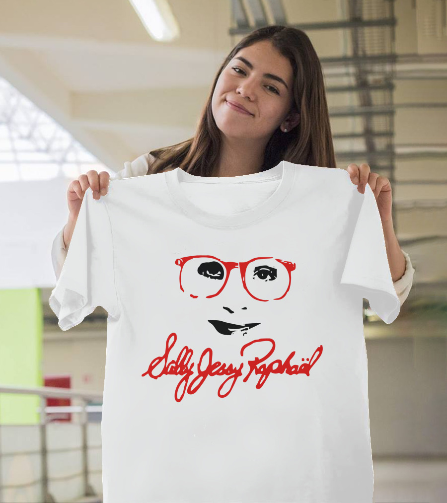 Sally Jessy Raphael Not SJP Glasses Face Text T-Shirt