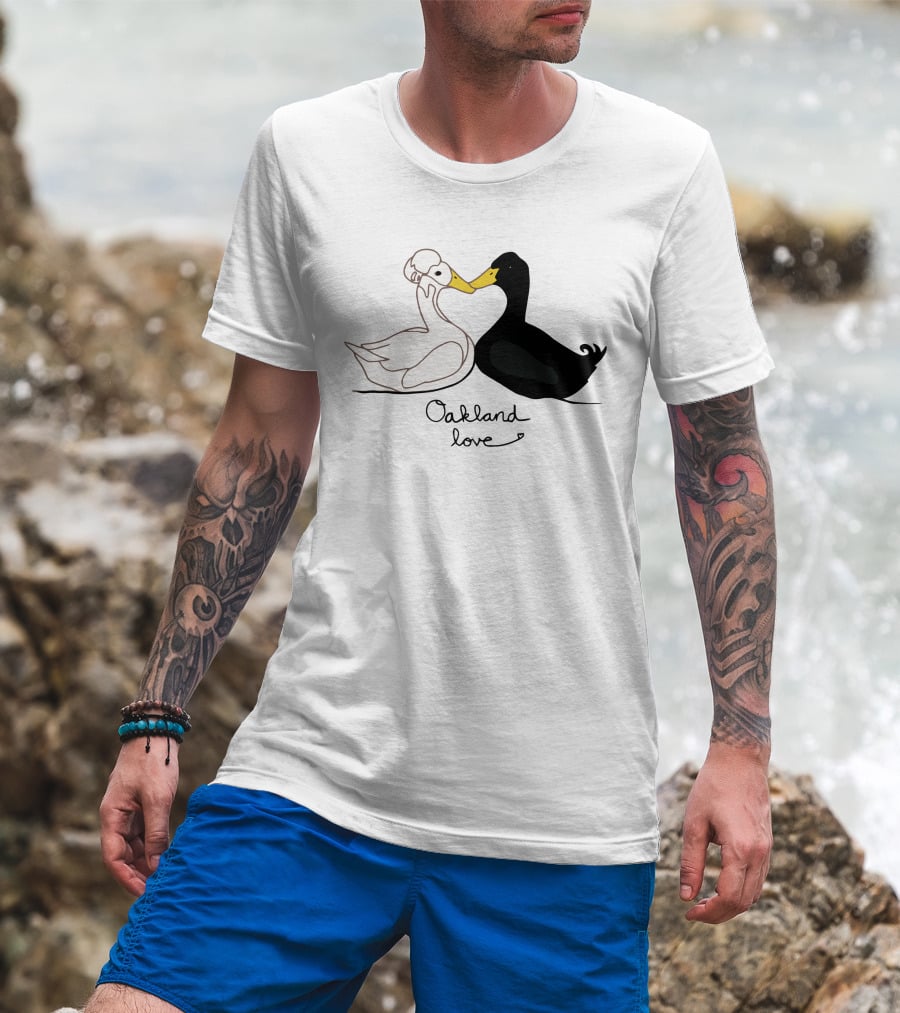 Oakland Love Cutest Duck Couple T-Shirt