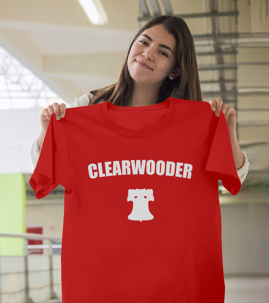 Clearwooder Liberty Bell Icon Red T-Shirt
