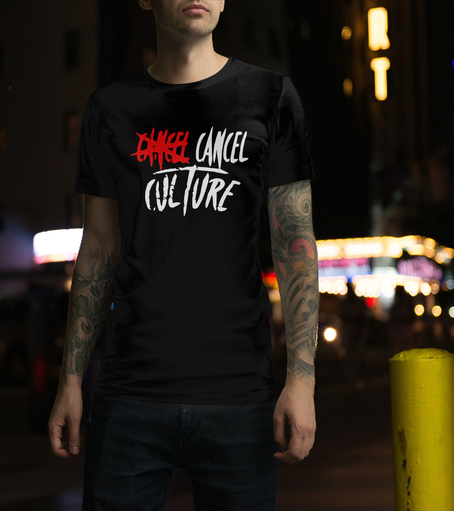 Cancel Cancel Culture Bold Red T-Shirt