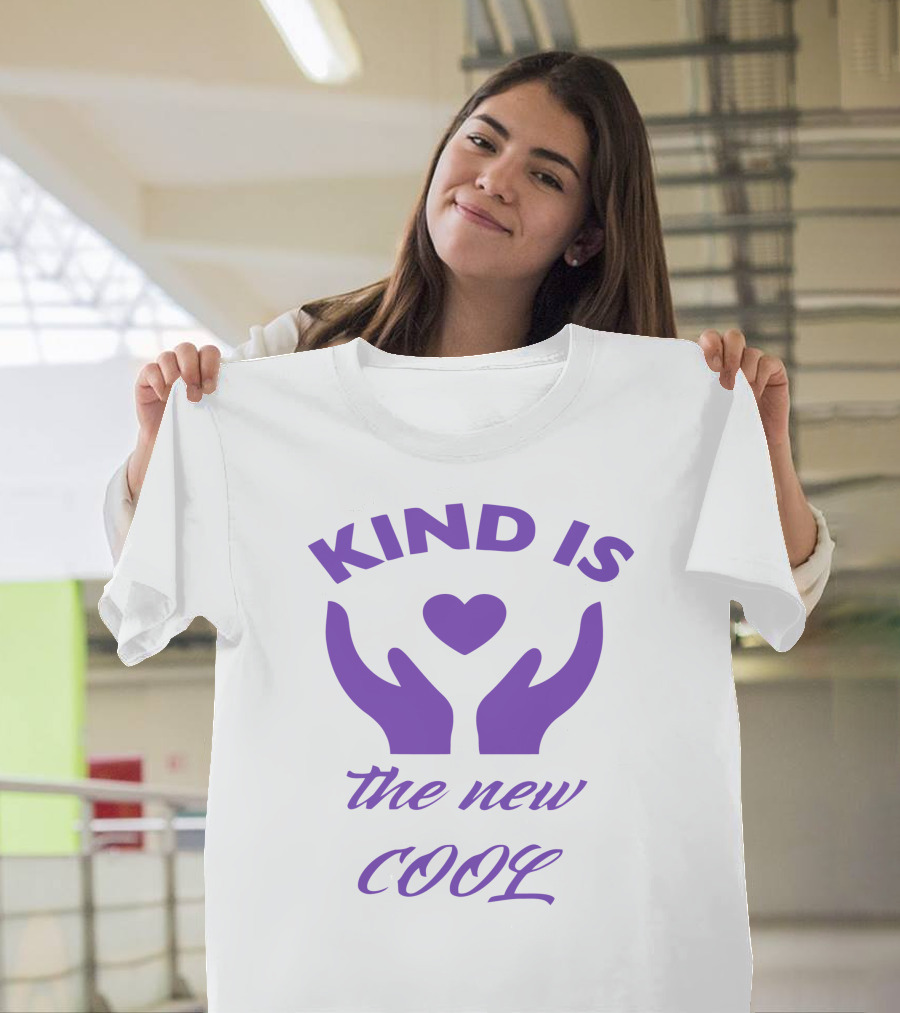 Kind Is The New Cool Hands Heart T-Shirt