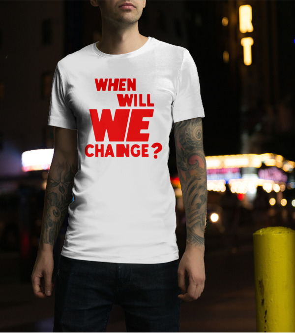 Lewis Hamilton When Will We Change? T-Shirt