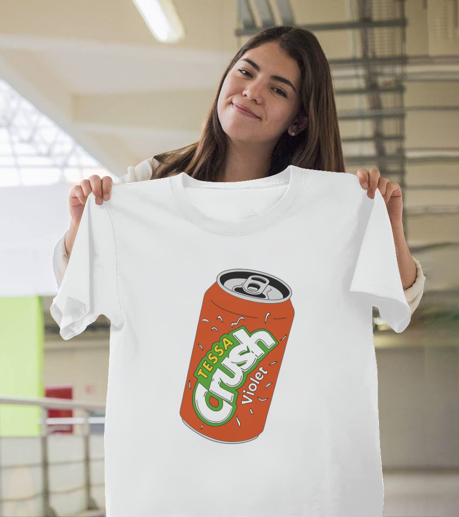 Tessa Violet Crush Soda Can T-Shirt