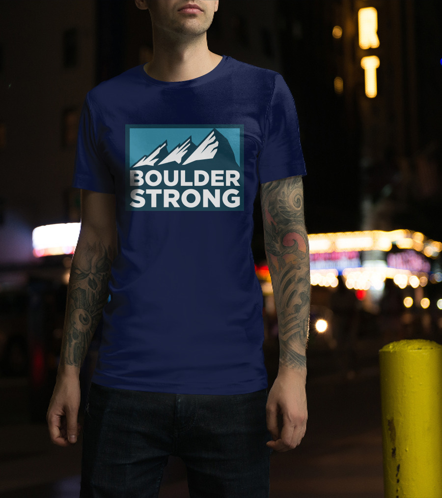 Boulder Strong Mountain Peaks T-Shirt