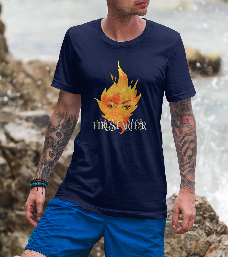 Stephen King Firestarter Fiery Eyes T-Shirt