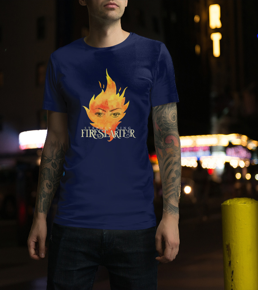 Stephen King Firestarter Fiery Eyes T-Shirt