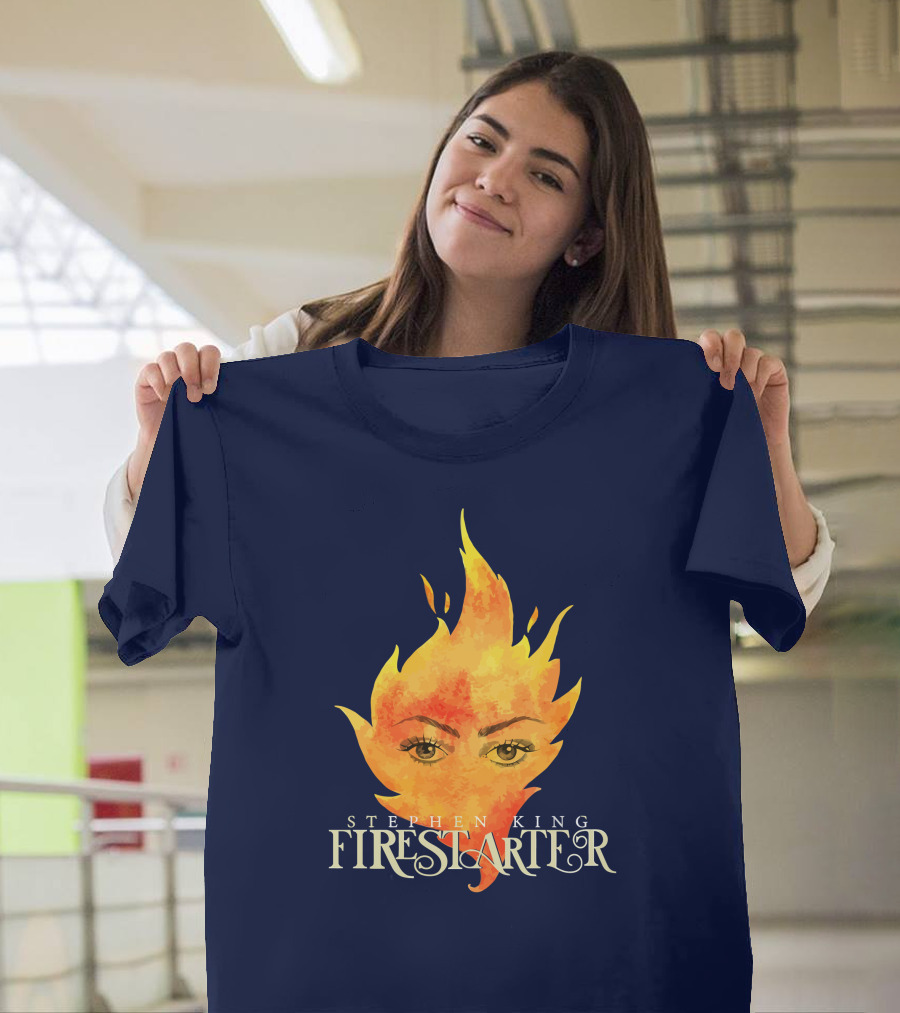 Stephen King Firestarter Fiery Eyes T-Shirt