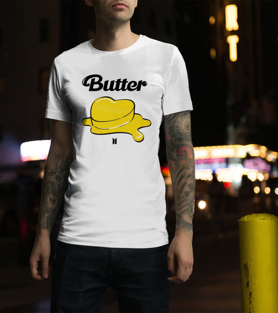 BTS Butter Melting Heart T-Shirt