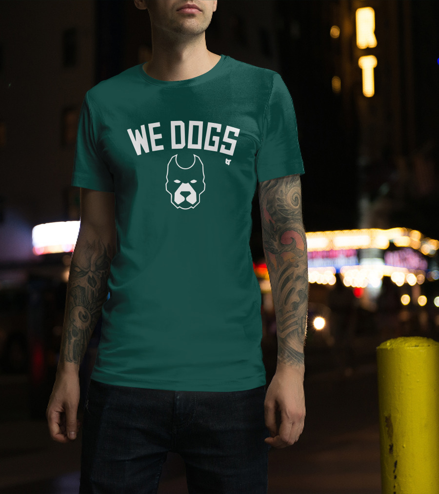 We Dogs Bull Dog Face T-Shirt