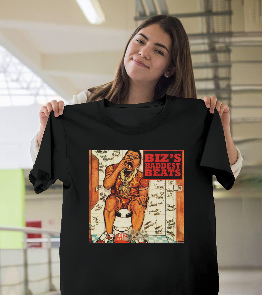 Biz's Baddest Beats Biz Markie Bathroom Graffiti T-Shirt