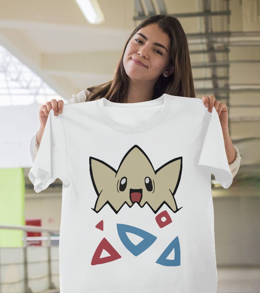 Togepi Pokemon Shop Triangles And Shapes T-Shirt